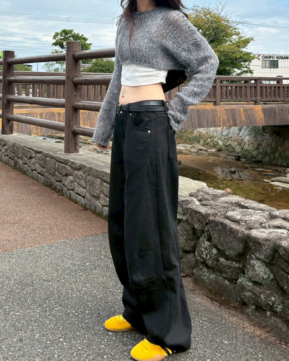 【即納】カーブシルエットパンツ MU0140