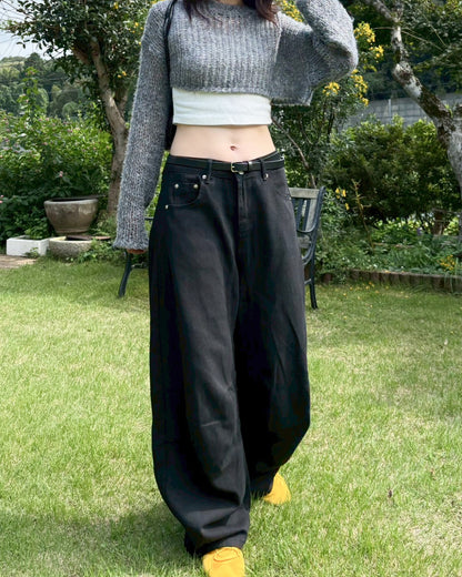 【即納】カーブシルエットパンツ MU0140