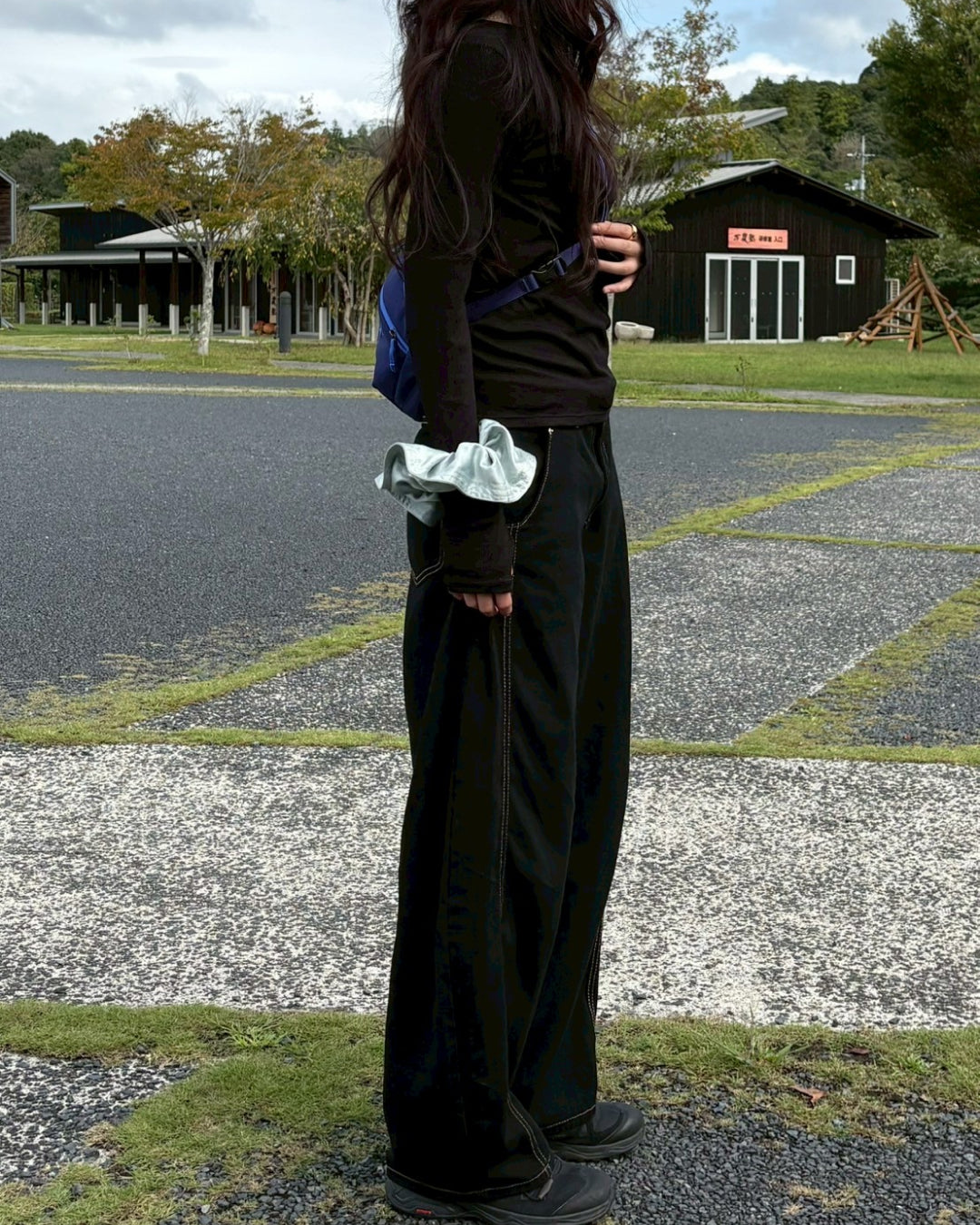 ステッチラインカーブデニムパンツ MU0265 – YOLO（ヨロ