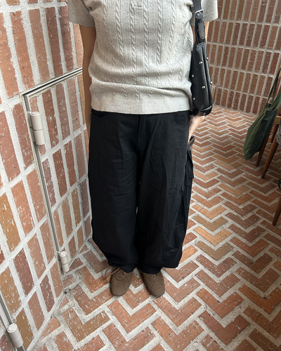 ルーズワイドレッグサイドタックパンツ
MY0002
