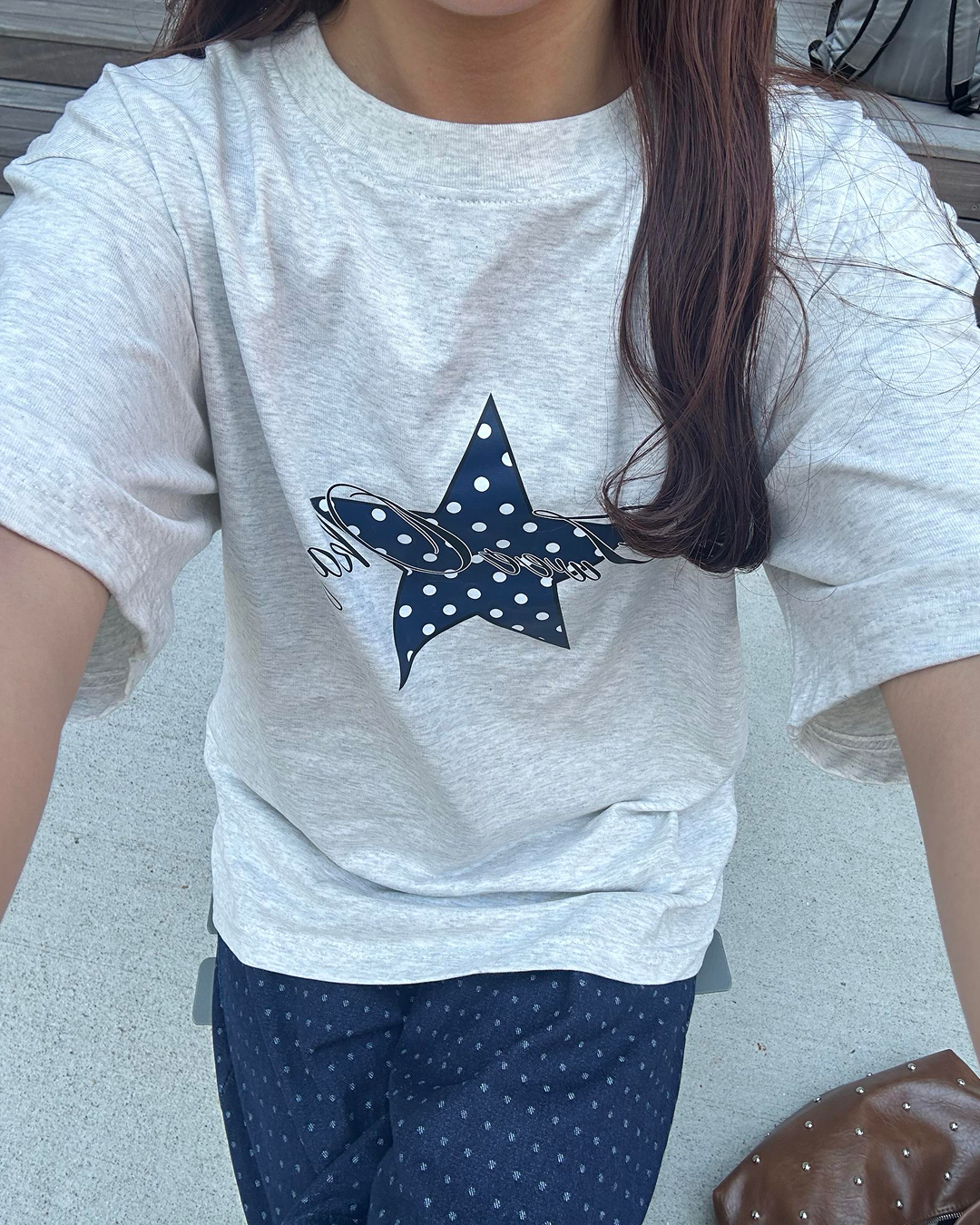スタードットルーズプリントTシャツ
MY0009