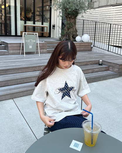 スタードットルーズプリントTシャツ
MY0009