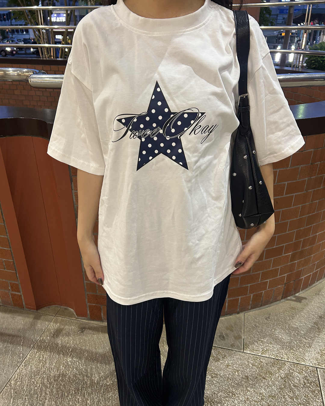 スタードットルーズプリントTシャツ
MY0009