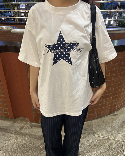 スタードットルーズプリントTシャツ
MY0009