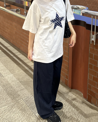 スタードットルーズプリントTシャツ
MY0009