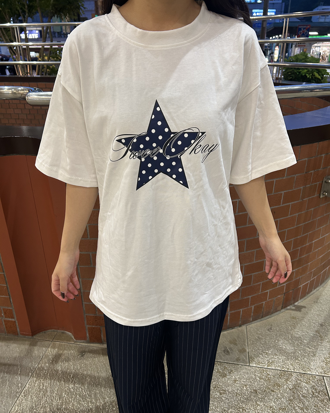 スタードットルーズプリントTシャツ
MY0009
