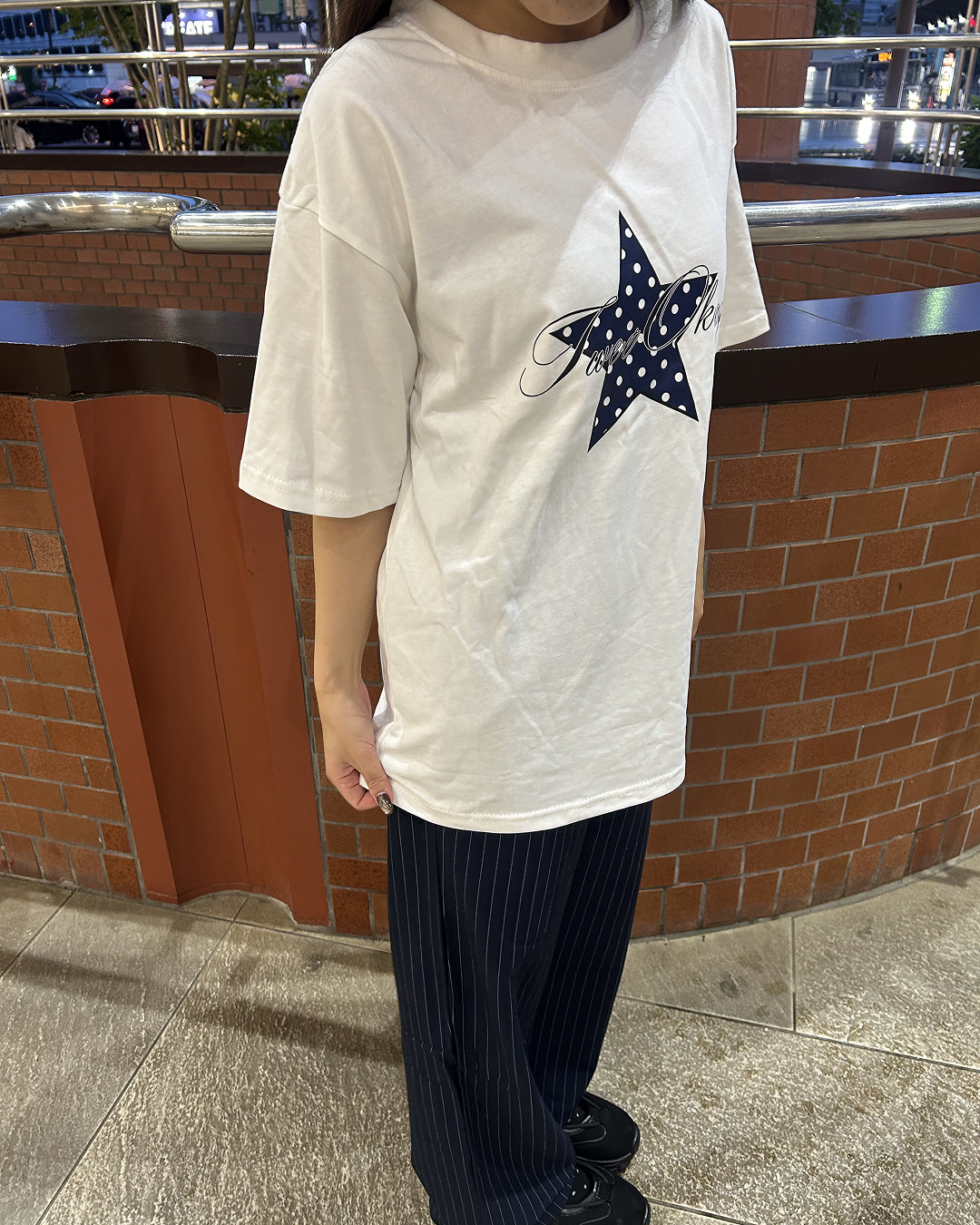 スタードットルーズプリントTシャツ
MY0009