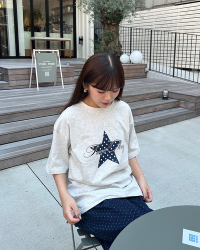 スタードットルーズプリントTシャツ
MY0009