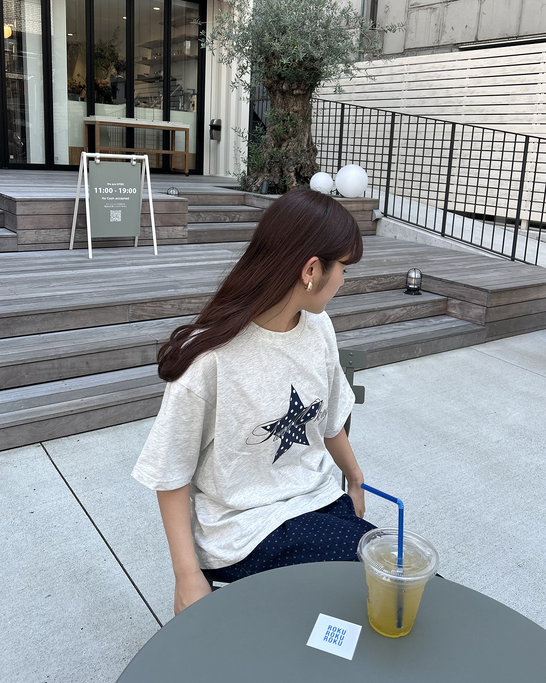 スタードットルーズプリントTシャツ
MY0009