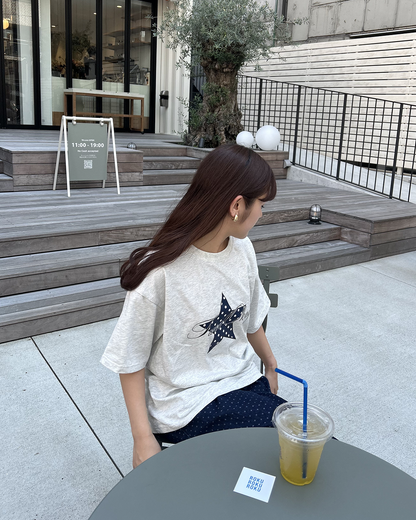 スタードットルーズプリントTシャツ
MY0009