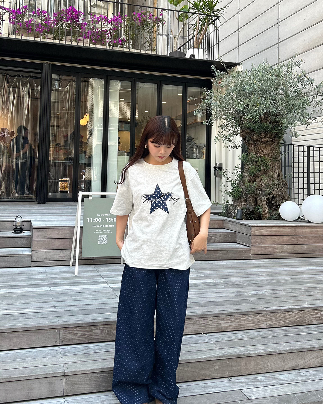 スタードットルーズプリントTシャツ
MY0009