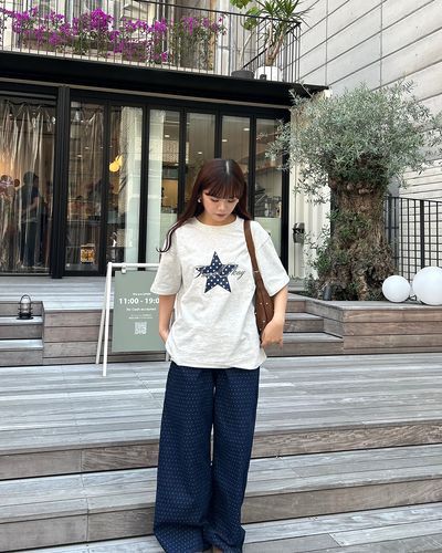 スタードットルーズプリントTシャツ
MY0009