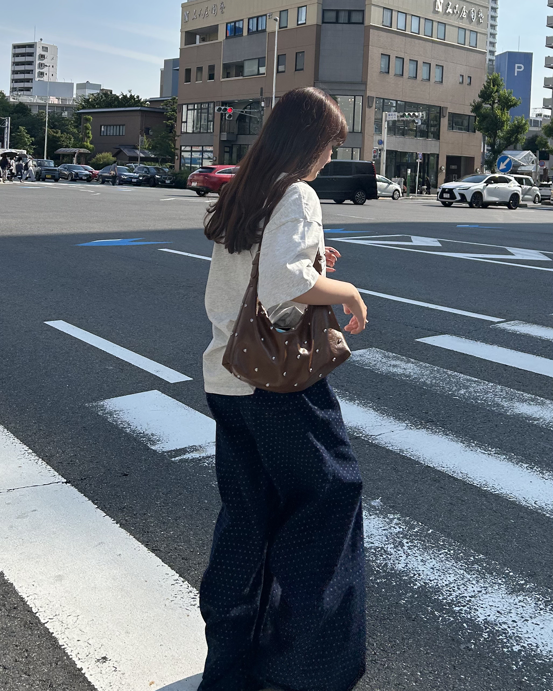 スタッズデザインレトロワンショルダーバッグ
MY0021