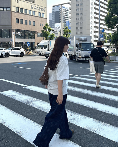カーブデザインドットハイウエストパンツ
MY0058