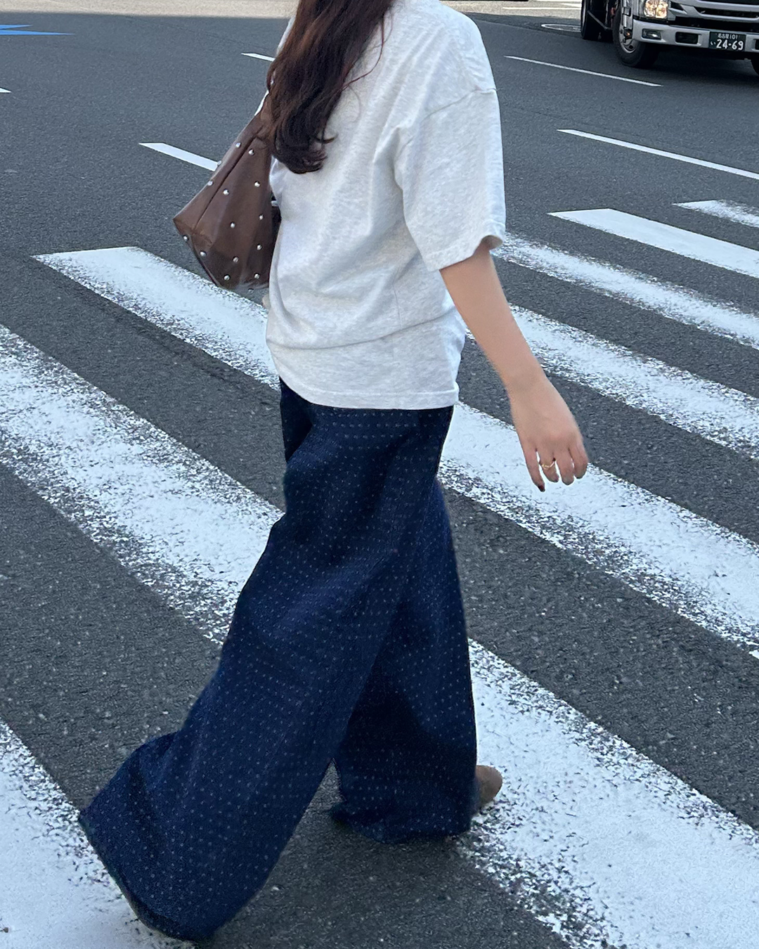 カーブデザインドットハイウエストパンツ
MY0058