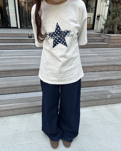 カーブデザインドットハイウエストパンツ
MY0058