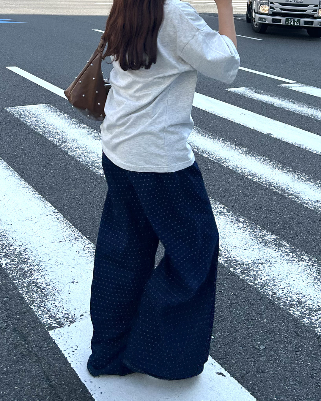 カーブデザインドットハイウエストパンツ
MY0058