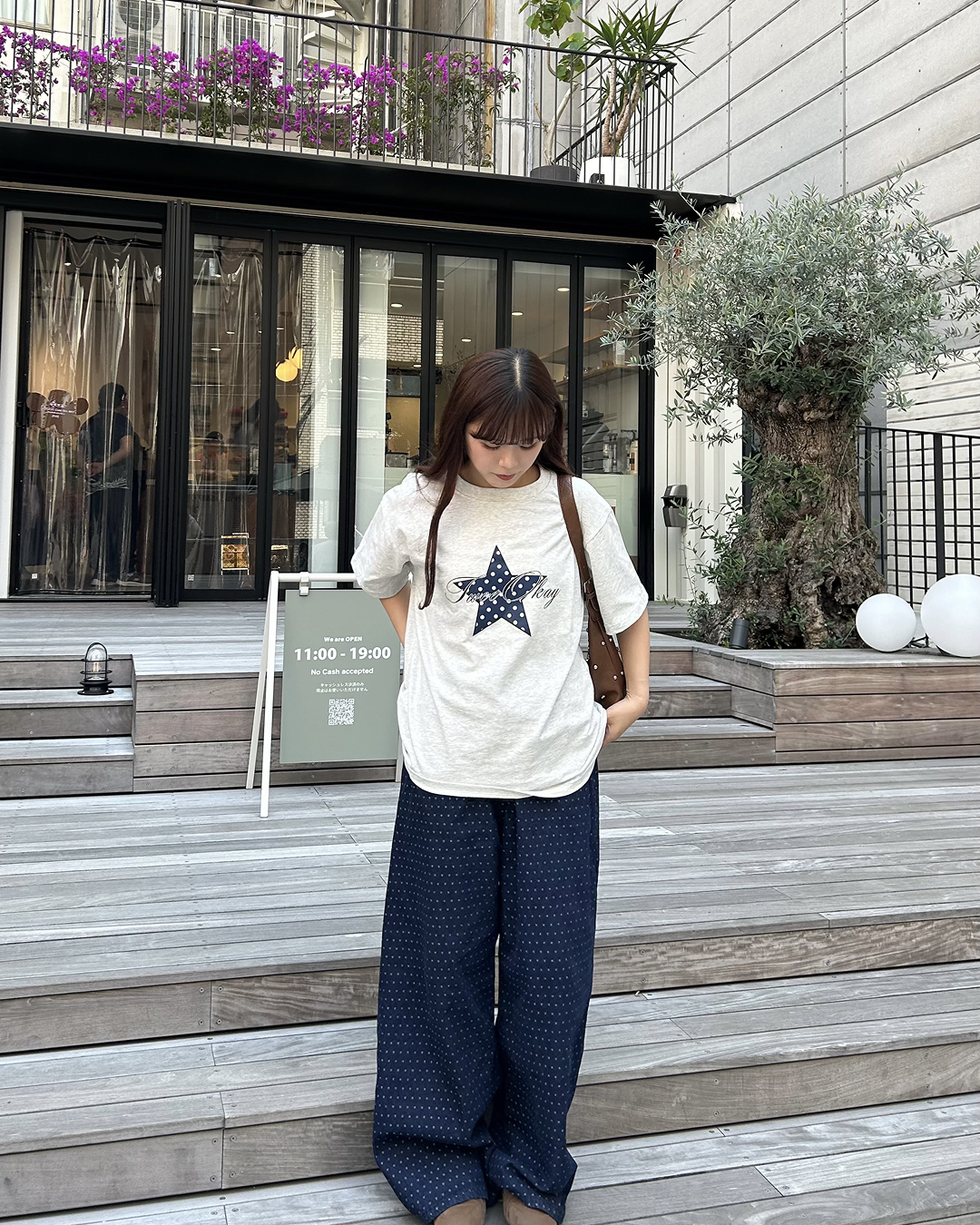 カーブデザインドットハイウエストパンツ
MY0058