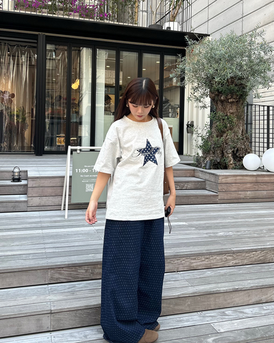 カーブデザインドットハイウエストパンツ
MY0058