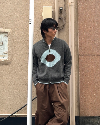 ダブルジップフラワーニット NA0033
