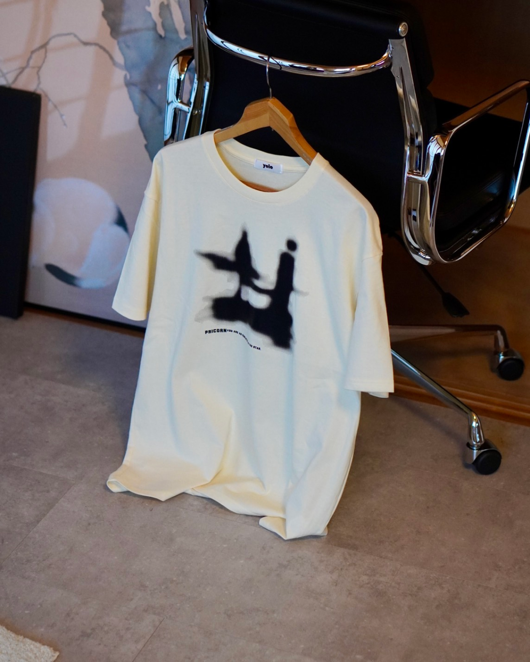 シャドウプリントTシャツ NA1014