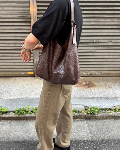 ブラウンメッシュショルダーバッグ
NA1035