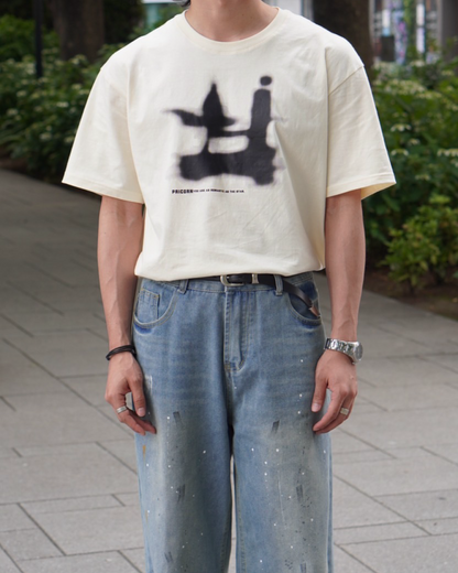シャドウプリントTシャツ NA1014