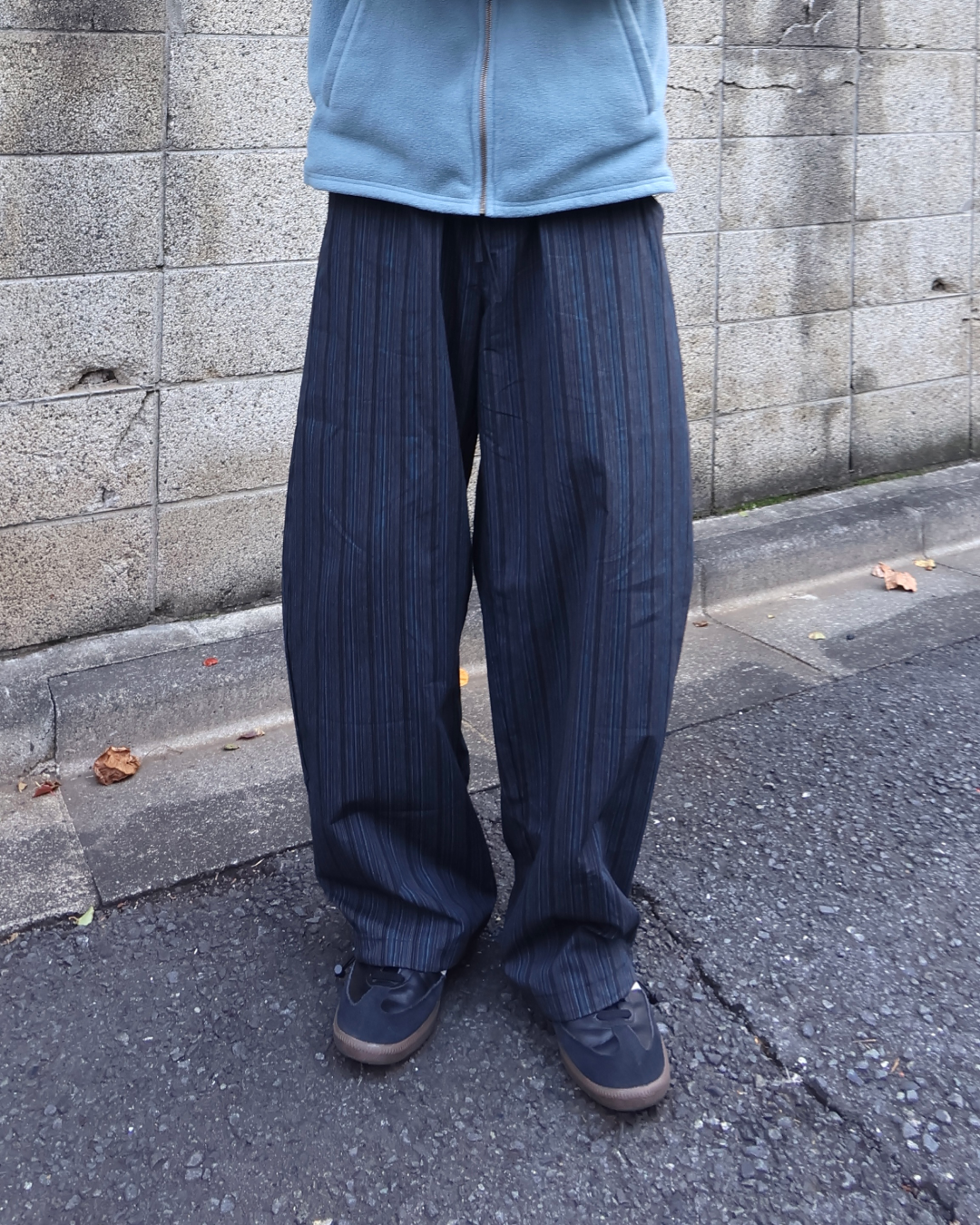 ストライプワイドレッグパンツ NA1071