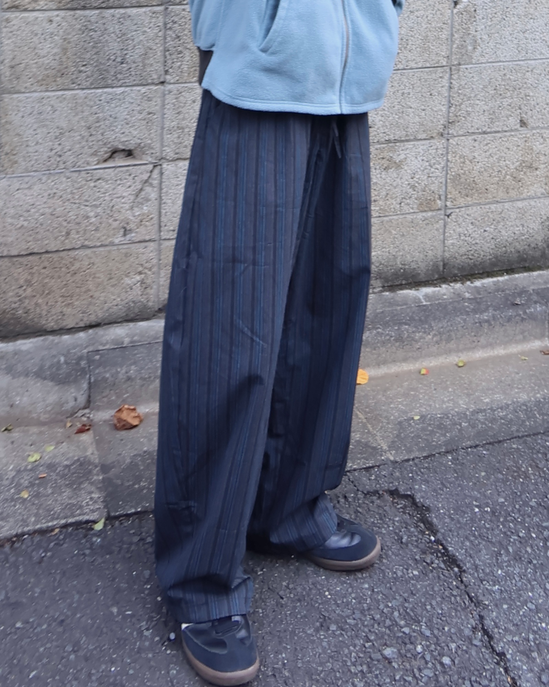 ストライプワイドレッグパンツ NA1071