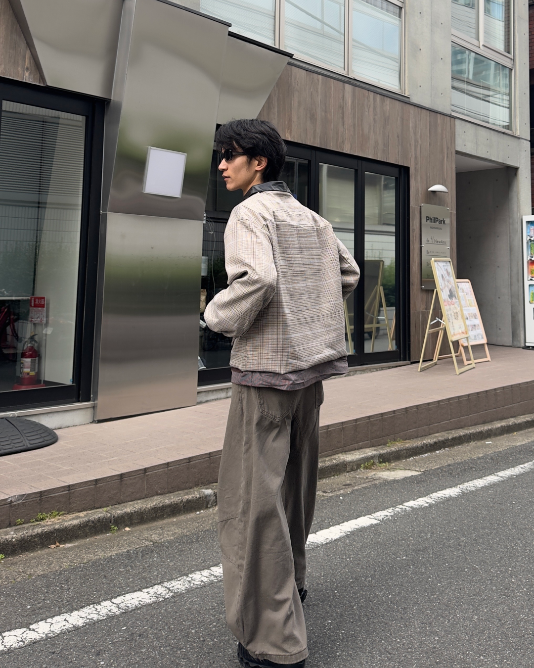 ラペルカラーハリントンジャケット NA1087