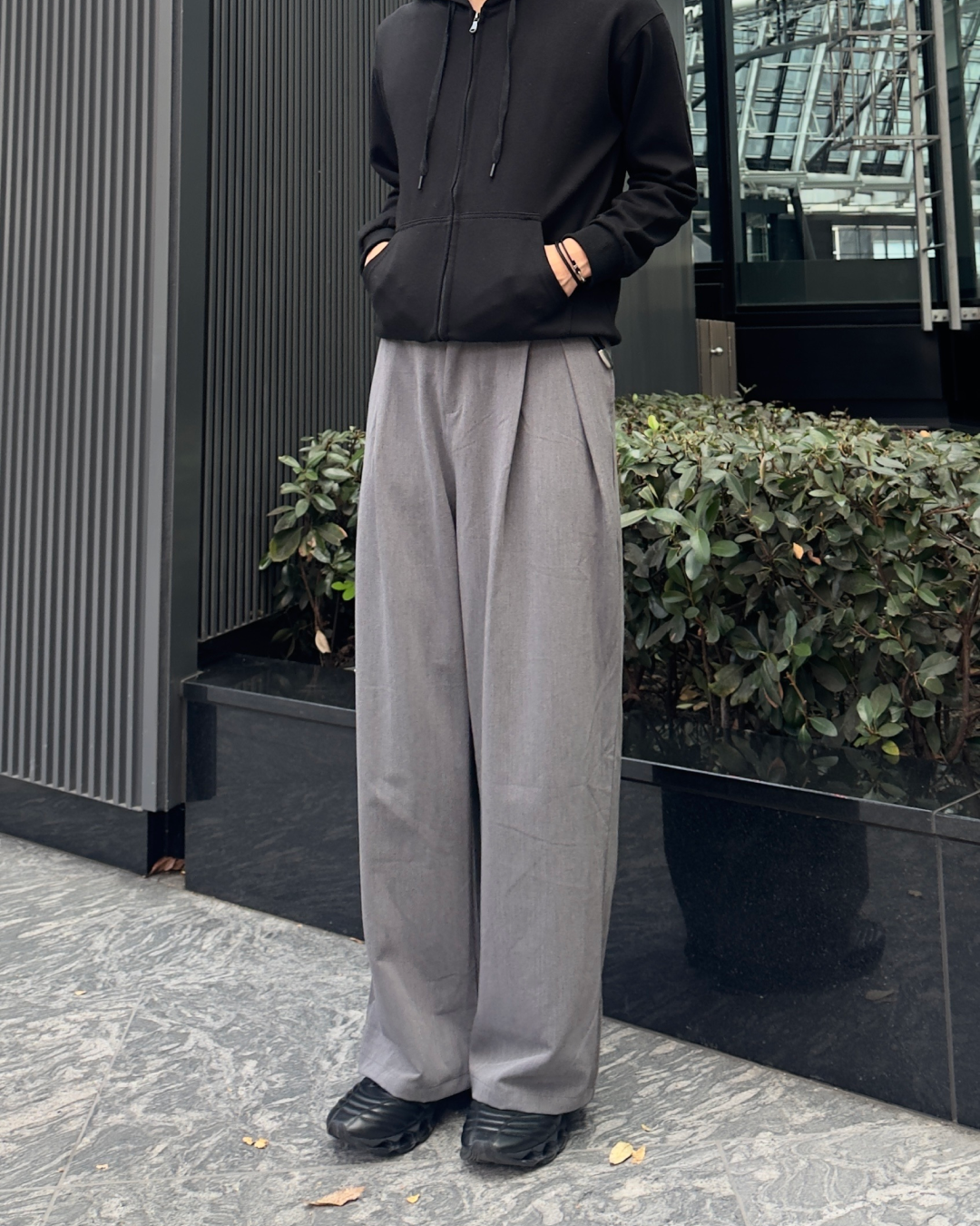 ワイドレッグシミターパンツ NA1091