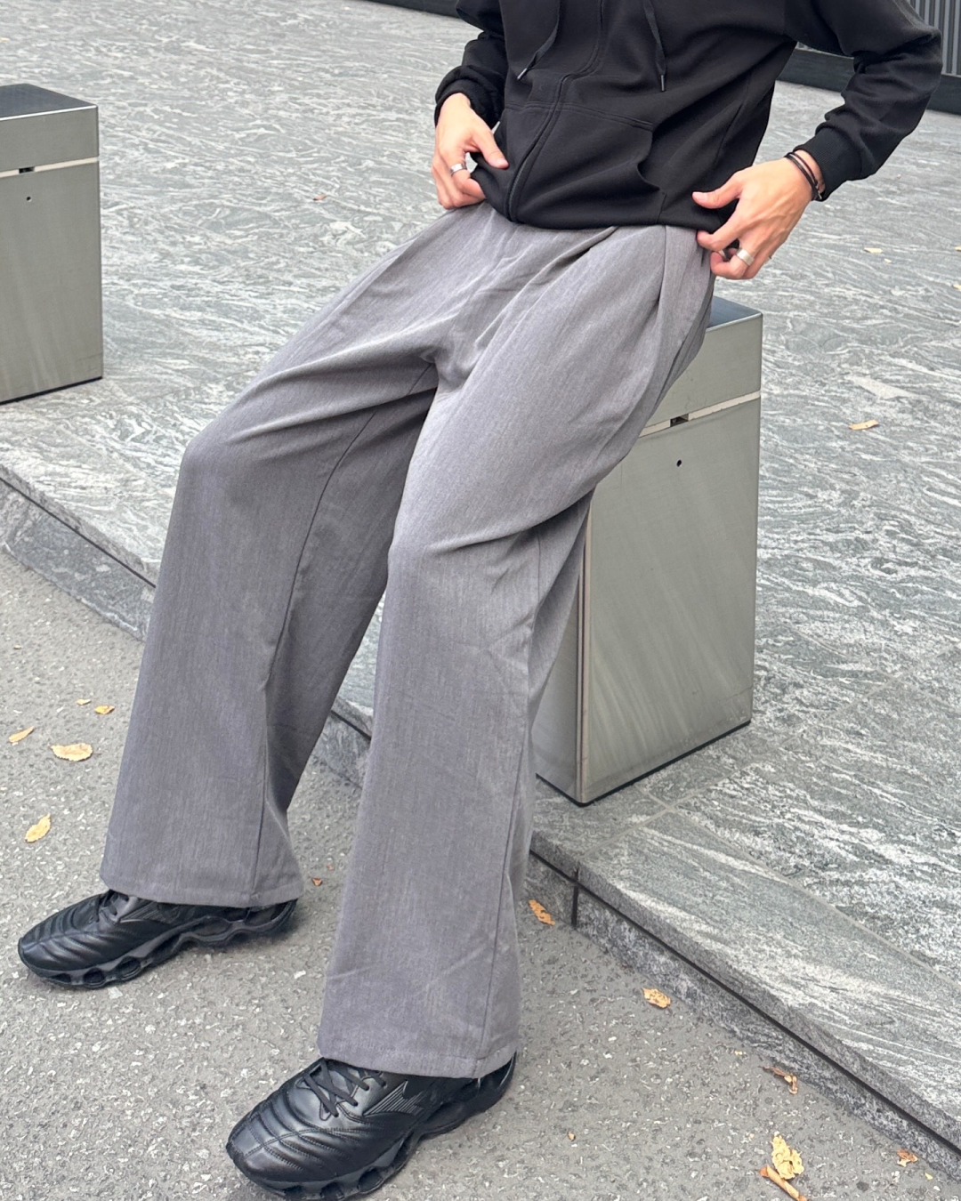 ワイドレッグシミターパンツ NA1091