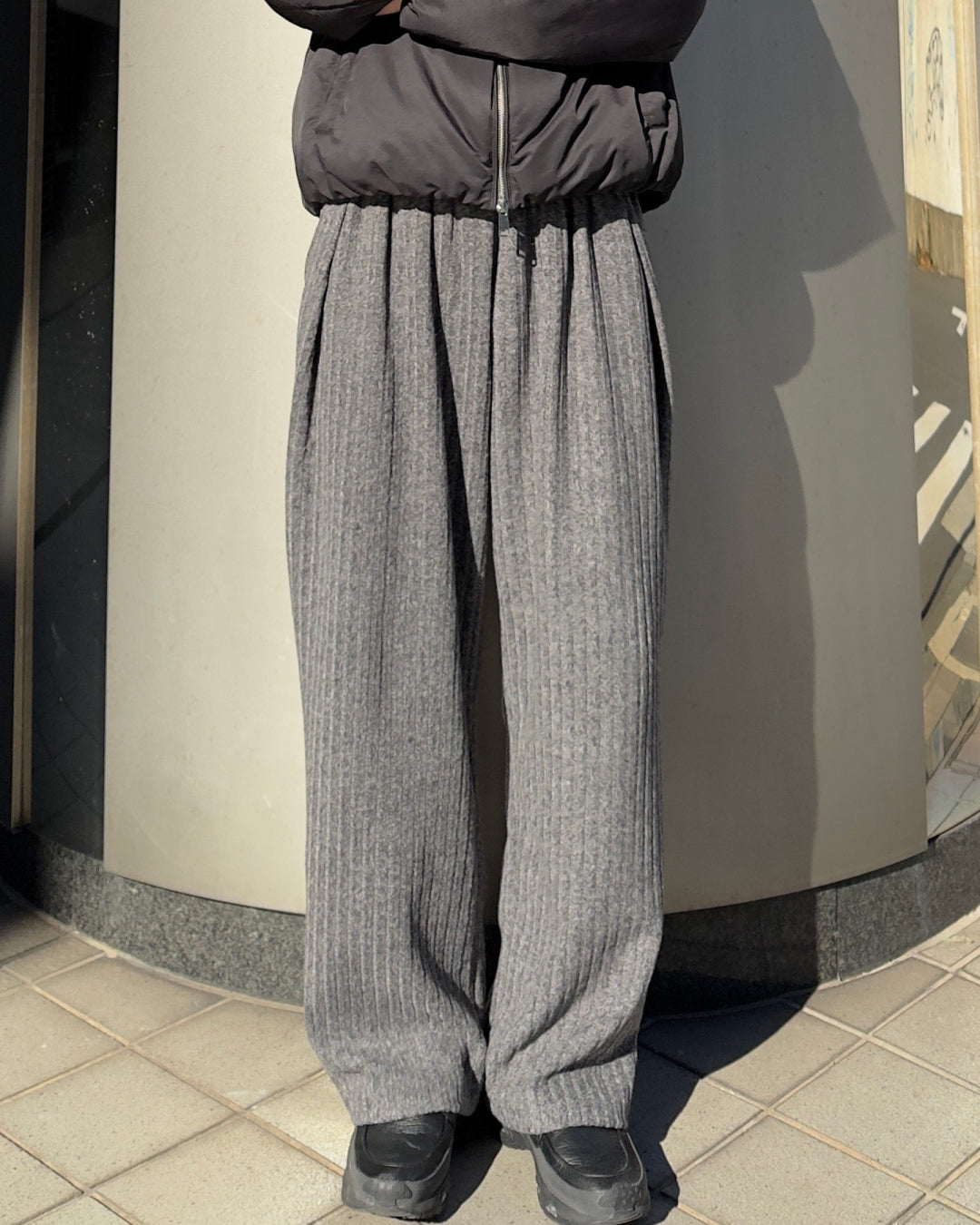 ルーズストレートニットパンツ NA1114