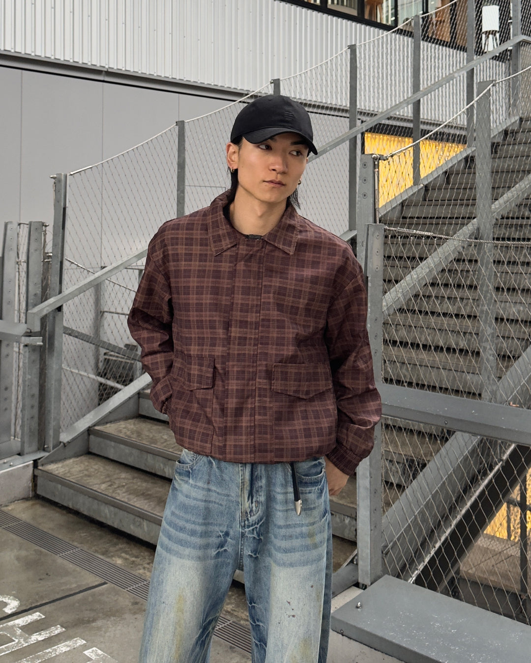 ルーズシルエットジップブルゾンNA1128