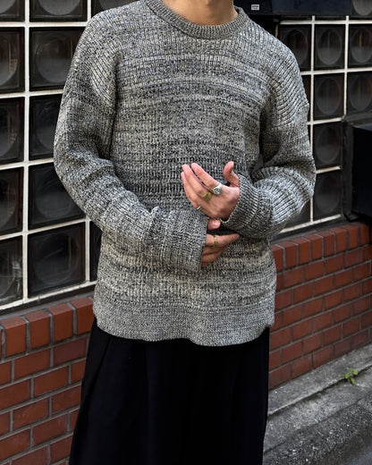 ミックスジャガードクルーネックセーター NA1129