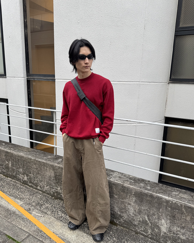 ストライプクレセントショルダーバッグ NA1135