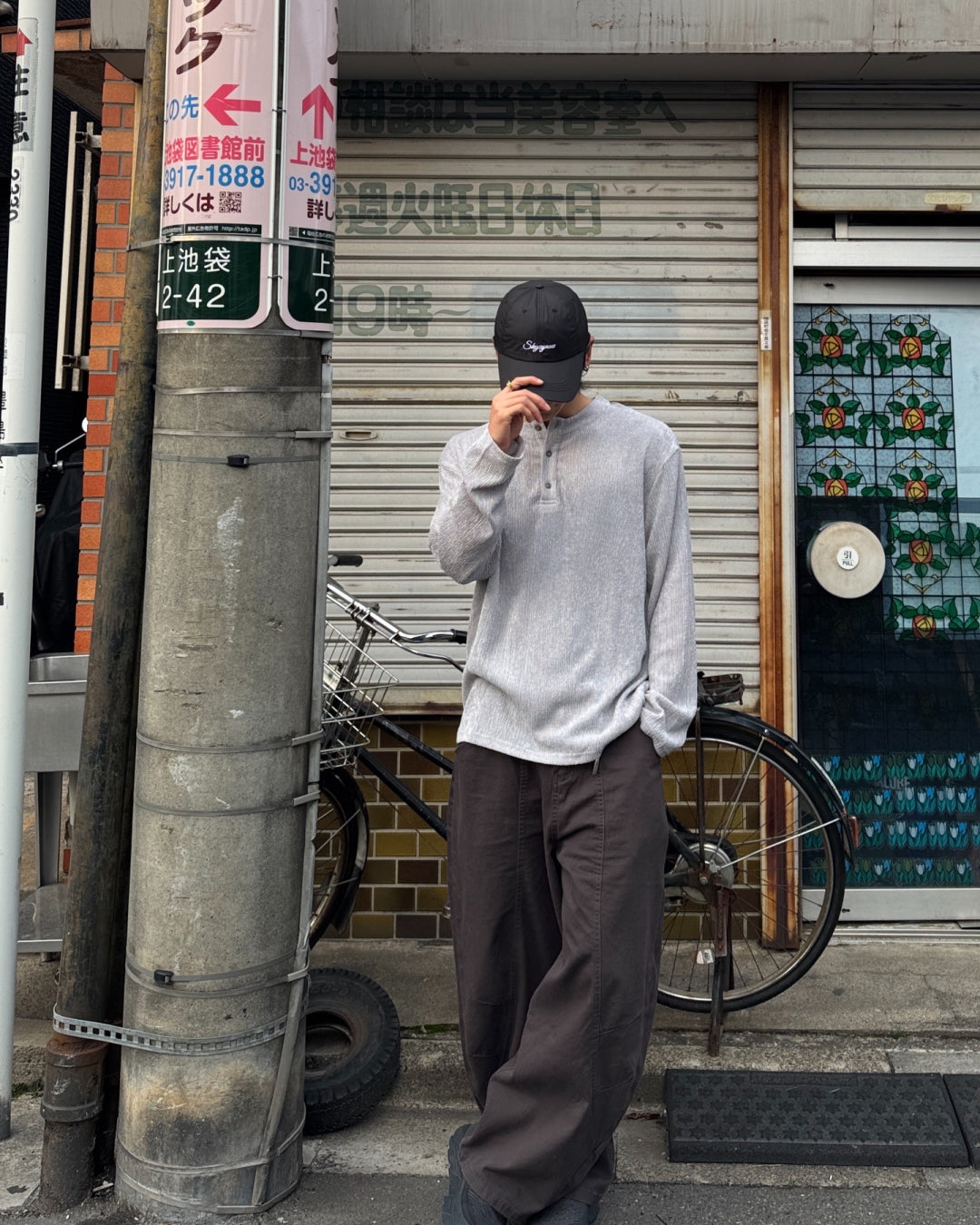 メッセージロゴナイロンベースボールキャップNA1136