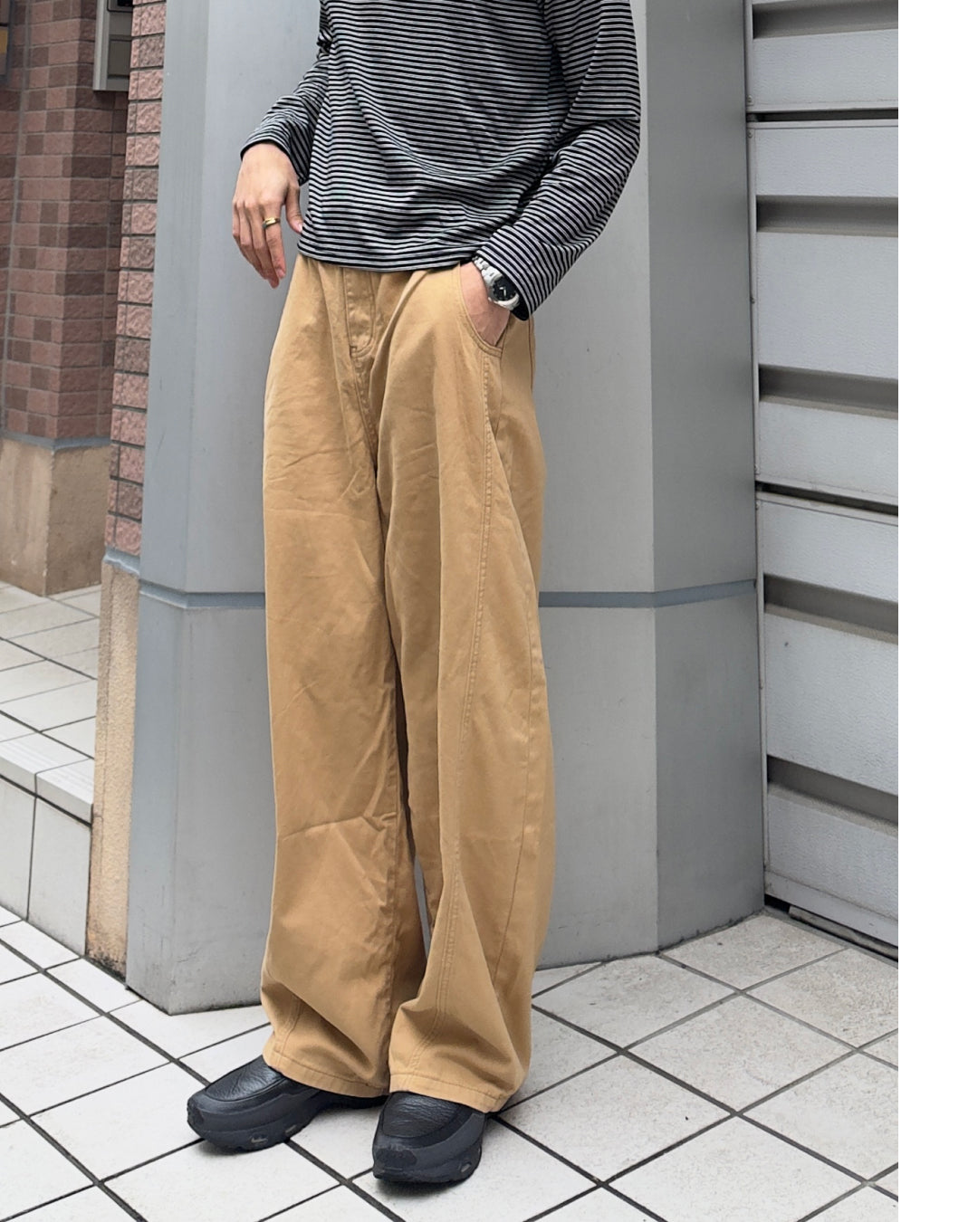ワイドバックウォッシュジーンズNA1150