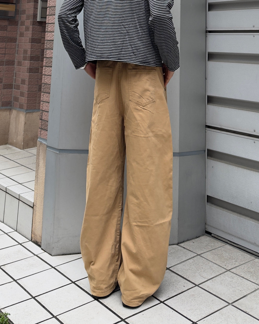 ワイドバックウォッシュジーンズNA1150
