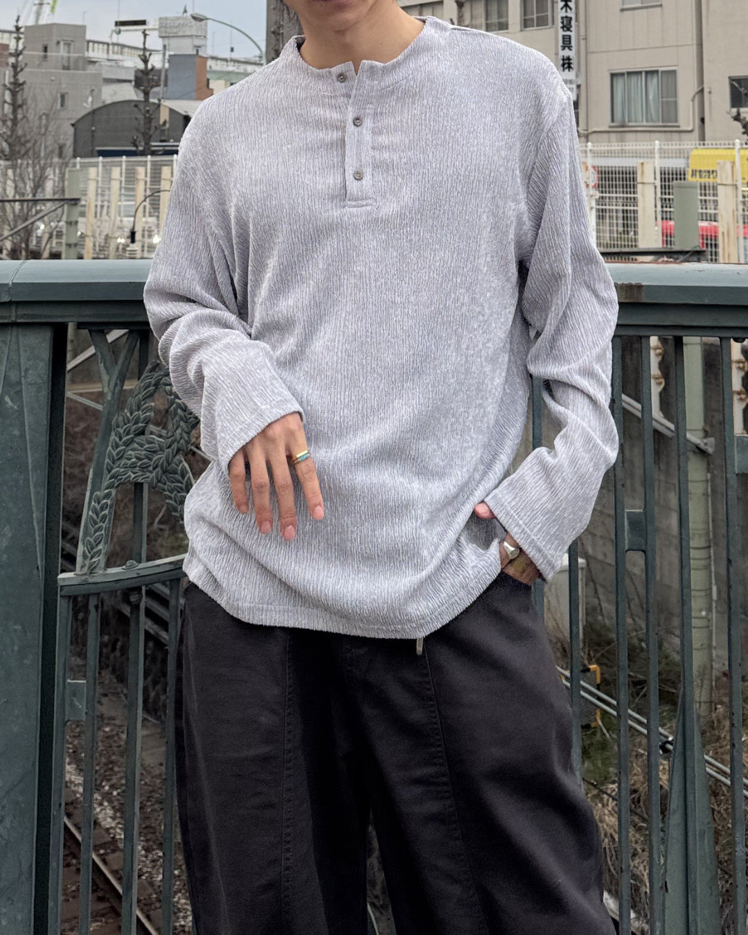 AMERICANA HENRY プルオーバー ナチュラル ベーシックヘンリーネックプルオーバー NA1154 – YOLO（ヨロ