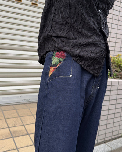 サイドポケットストレートデニムパンツ NA1160