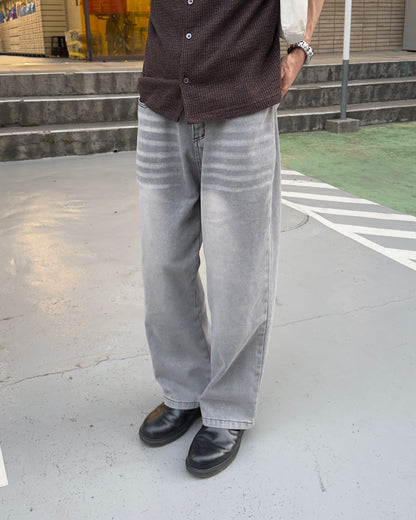 ストレートグレージーンズ NA1170