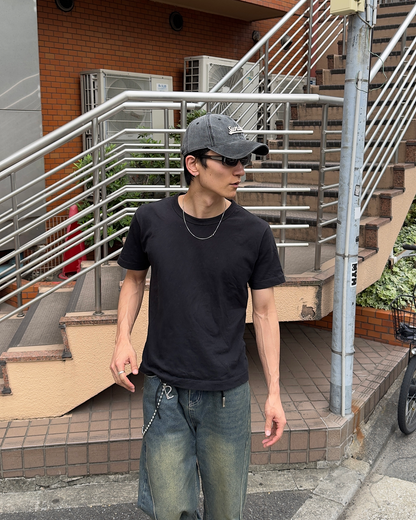 ヴィンテージウォッシュロゴキャップ NA1195