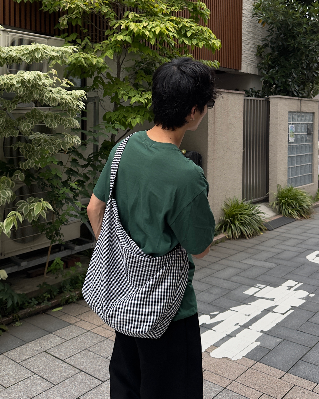 ギンガムハーフムーンショルダーバッグ
NA1202