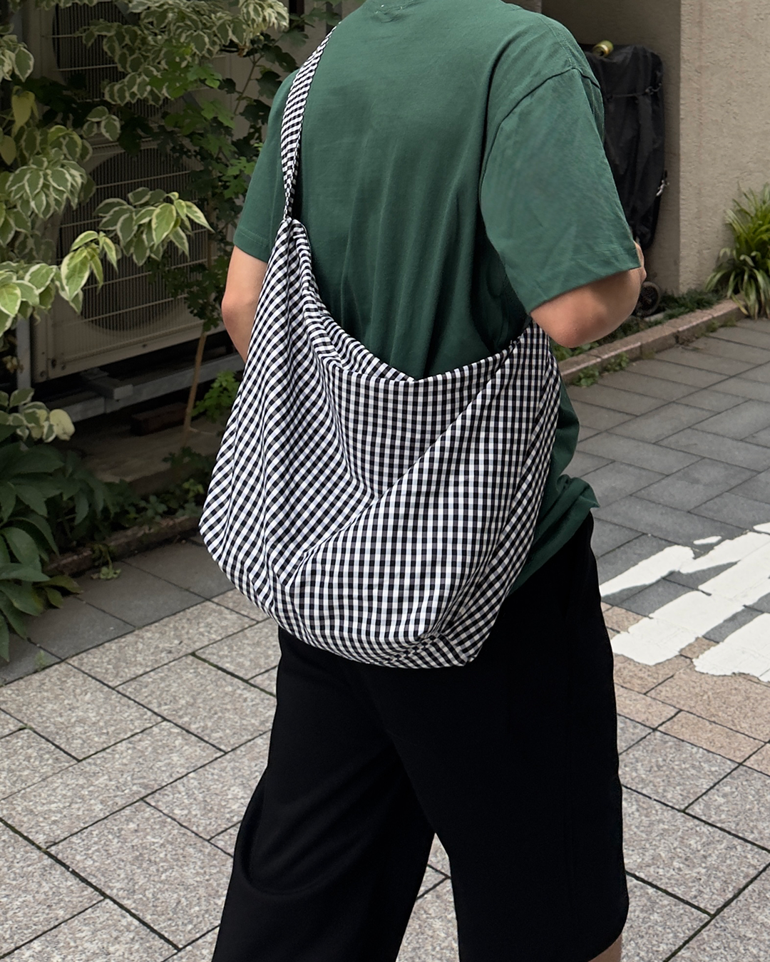 ギンガムハーフムーンショルダーバッグ
NA1202
