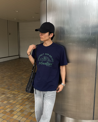 ボトルグリーンタイポグラフィTシャツ
NA1214