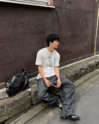 スリーブドッグヘッドプリントTシャツ NA1220