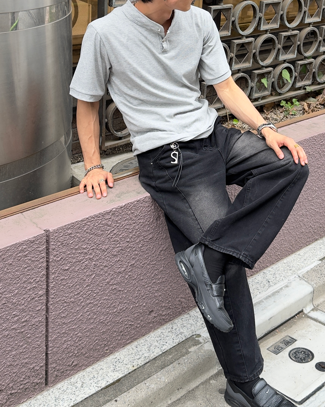 ヘンリーネックTシャツ NA1238