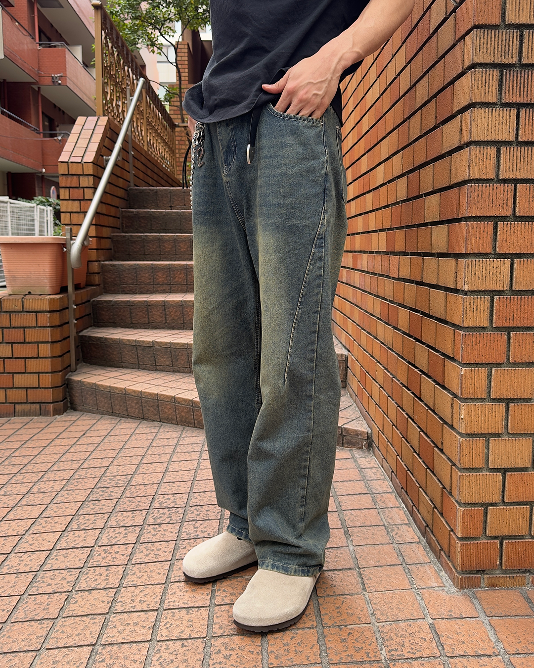 ワイドルーズデニムパンツ NA1240