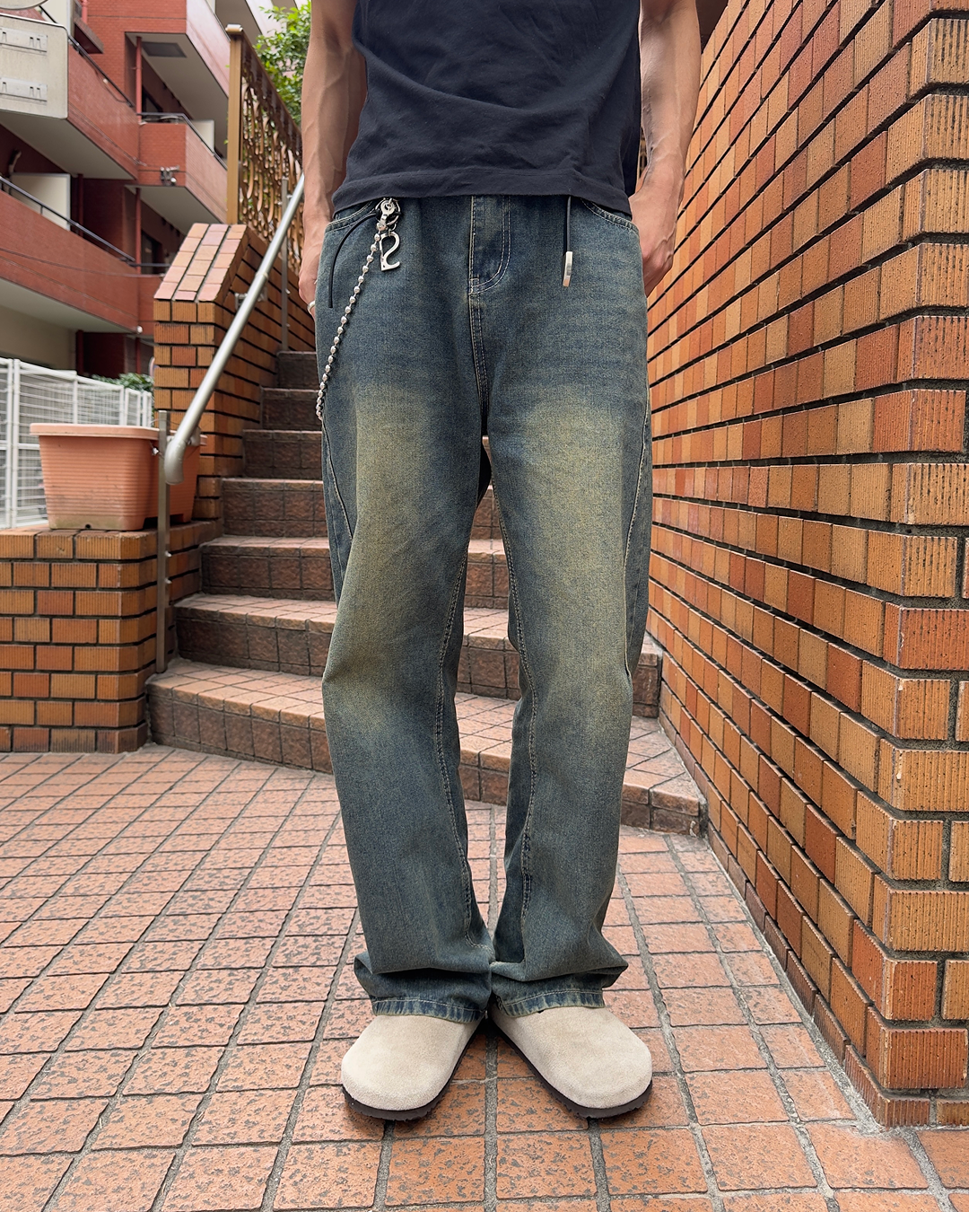ワイドルーズデニムパンツ NA1240